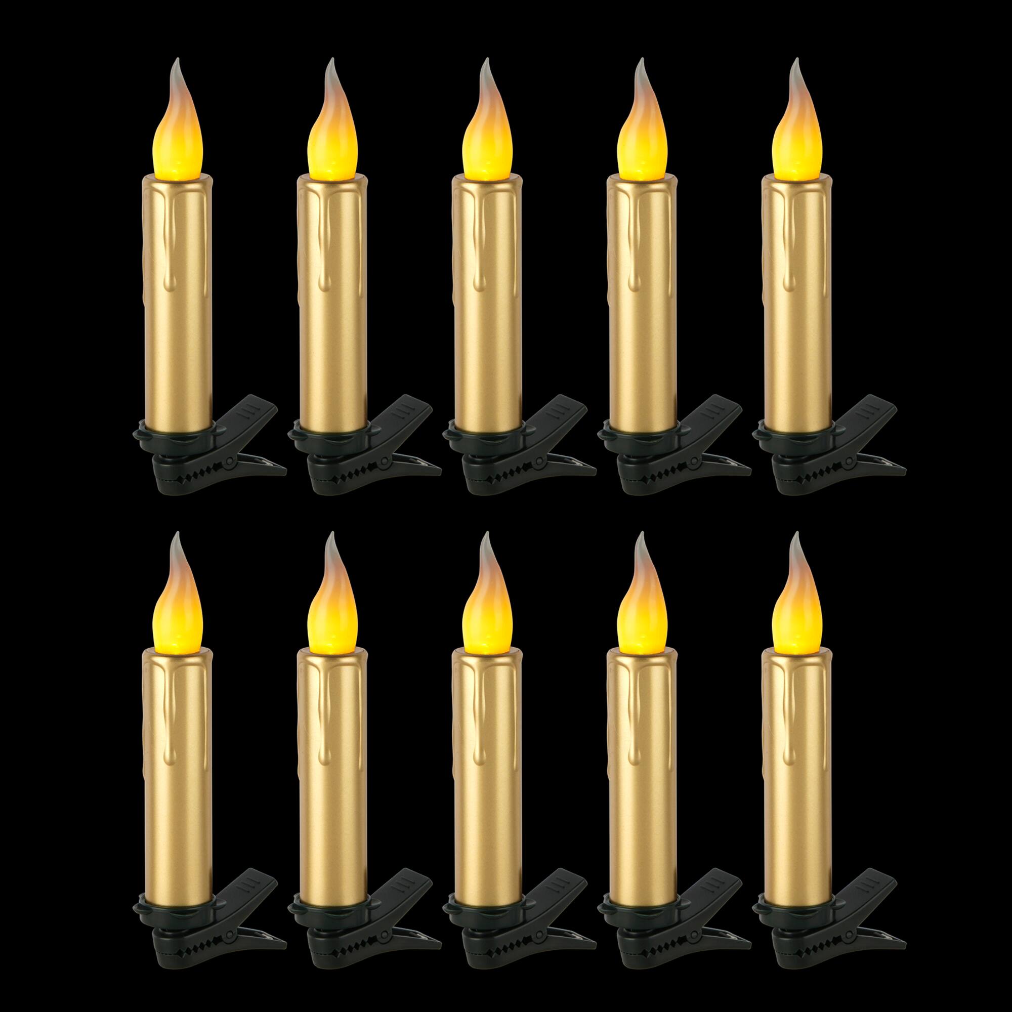 4" Lighted Clip-On Candles